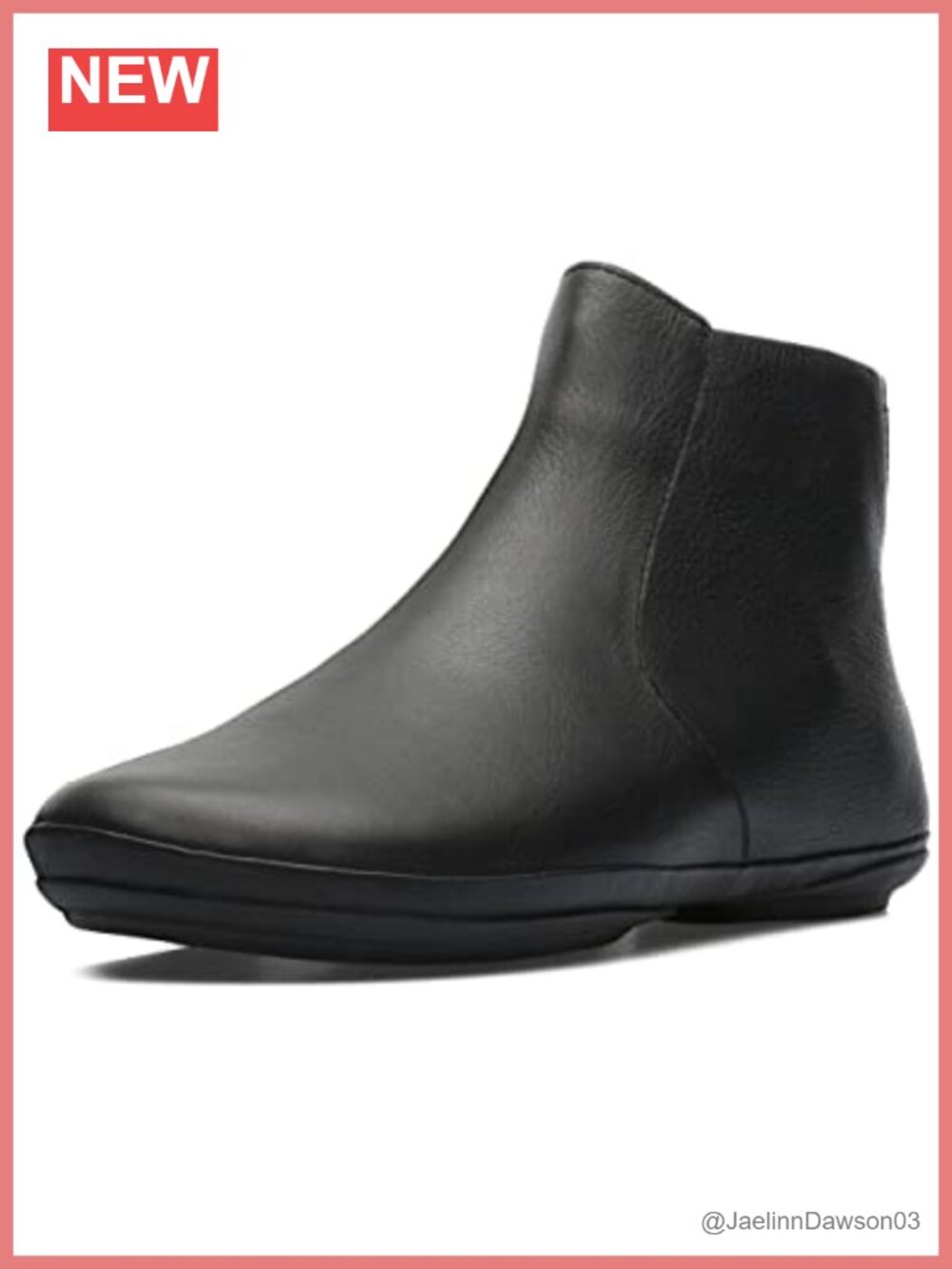 CAMPER Women's Lace-Up Ankle Boots Leather Chelsea Booties Round Toe